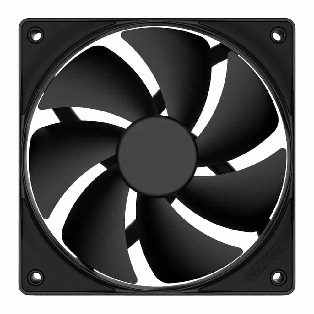 (image for) NZXT F120P V2 Black Static Pressure Single 120mm PWM Fan